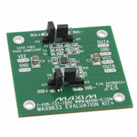 Maxim Integrated - MAX9633EVKIT+ - EVAL BOARD OP AMP MAX9633