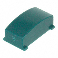 MEC Switches - 1630042 - CAP PUSHBUTTON RECT BLU/AQUA