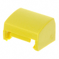 MEC Switches - 1A04 - CAP TACTILE RECTANGULAR YELLOW