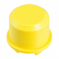 MEC Switches - 1DS04 - CAP TACTILE ROUND YELLOW