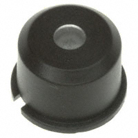MEC Switches - 1E091 - CAP TACTILE ROUND BLK/TRANS LENS