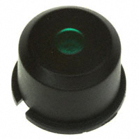 MEC Switches - 1E092 - CAP TACTILE ROUND BLK/GRN LENS