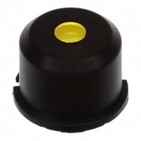 MEC Switches - 1E094 - CAP TACTILE RND BLK/YELLOW LENS
