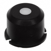 MEC Switches - 1E096 - CAP TACT RND BLK/FROSTD WHT LENS