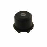 MEC Switches - 1ES091 - CAP TACTILE ROUND BLK/TRANS LENS