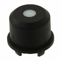MEC Switches - 1ES096 - CAP TACT RND BLK/FROSTD WHT LENS