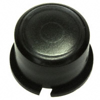 MEC Switches - 1F091 - CAP TACTILE ROUND BLK/TRANS LENS
