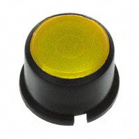 MEC Switches - 1F094 - CAP TACTILE RND BLK/YELLOW LENS