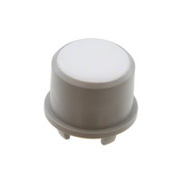 MEC Switches - 1FS036 - CAP TACT RND GRAY/FROST WHT LENS