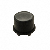 MEC Switches - 1FS091 - CAP TACTILE ROUND BLK/TRANS LENS