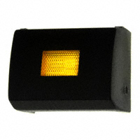MEC Switches - 1H094 - CAP TACTILE RECT BLK/YELLOW LENS