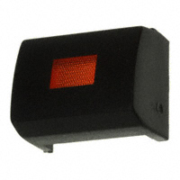MEC Switches - 1H098 - CAP TACTILE RECT BLK/RED LENS