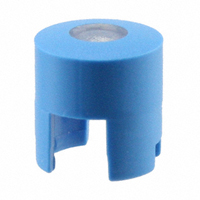 MEC Switches - 1LS001-12.0 - CAP TACTILE ROUND BLU/TRANS LENS