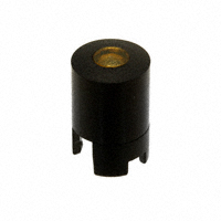 MEC Switches - 1LS094-15.0 - CAP TACTILE RND BLK/YELLOW LENS