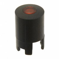 MEC Switches - 1LS098-15.0 - CAP TACTILE ROUND BLK/RED LENS