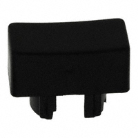MEC Switches - 1P09 - CAP TACTILE RECTANGULAR BLACK