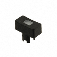 MEC Switches - 1QS091 - CAP TACTILE RECT BLK/TRANS LENS