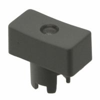 MEC Switches - 1RS031 - CAP TACTILE RECT GRAY/TRANS LENS