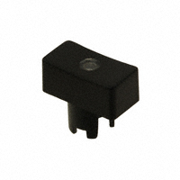 MEC Switches - 1RS091 - CAP TACTILE RECT BLK/TRANS LENS