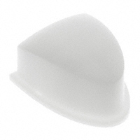 MEC Switches - 1V16 - CAP TACT TRIANGULAR FROSTD WHITE
