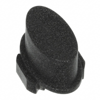 MEC Switches - 1WP57 - CAP TACTILE OVAL DARK GRAY