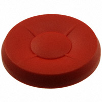 MEC Switches - 1ZW08 - CAP TACTILE ROUND RED