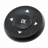 MEC Switches - 1ZW0913611806 - CAP TACTILE ROUND BLACK