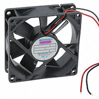 Mechatronics Fan Group - F8025E12B3-FSR - FAN 80X25MM THRM SPD CTRL 12VDC