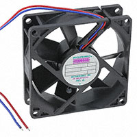 Mechatronics Fan Group - F8025E24B3-FSR - FAN 80X25MM THRM SPD CTRL 24VDC
