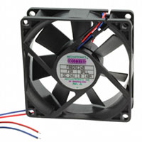 Mechatronics Fan Group - F8025E24B-FHR-CC - FAN AXIAL 80X25MM CC 24VDC