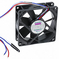 Mechatronics Fan Group - F8025H24B4-FSR - FAN 80X25MM THRM SPD CTRL 24VDC