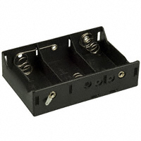 MPD (Memory Protection Devices) - BH3DL - HOLDER BATT 3-D CELLS SOLDR LUGS