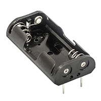 MPD (Memory Protection Devices) - BC2AAPC - HOLDER BATT 2-AA CELLS PC MNT