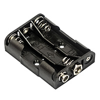 MPD (Memory Protection Devices) - BC3AAASF - HOLDER 3 AAA CELL W/9V SNAP FAST