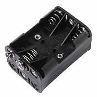 MPD (Memory Protection Devices) - BH26AAASF - HOLDER 6 AAA CELL W/9V SNAP FAST