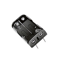 MPD (Memory Protection Devices) - BH2AAPC-4-12MM - HOLDER BATT 2AA CELLS