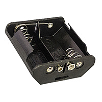 MPD (Memory Protection Devices) - BH2DSF - HOLDER 2 D CELL W/9V SNAP FAST