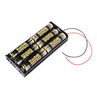 MPD (Memory Protection Devices) - BH36AAW - HOLDER 6 AA CELL W/6" WIRE LEADS