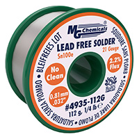 MG Chemicals - 4935-112G - SOLDER LF SN100E NO CLEAN