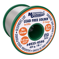 MG Chemicals - 4935-454G - SOLDER LF SN100E NO CLEAN