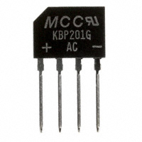 Micro Commercial Co - KBP201G-BP - IC BRIDGE RECT 2A 100V GBP