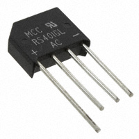Micro Commercial Co - RS401GL-BP - IC BRIDGE RECT GPP 4A 50V RS-4L