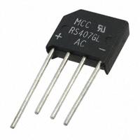 Micro Commercial Co - RS407GL-BP - IC BRIDGE RECT GPP 4A 1000V RS4L