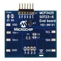 Microchip Technology - MCP3425EV - EVALUATION BOARD FOR MCP3425