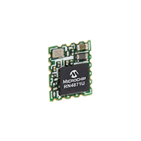 Microchip Technology - RN4871U-V/RM118 - BLUETOOTH 4.2 BLE MODULE, UNSHIE