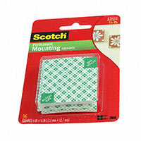 3M - 111-SML - SCOTCH MOUNTING SQUARES - PERMAN