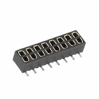 3M - 153216-2020-RB - CONN SKT 2MM 16POS THRU-BRD SMD