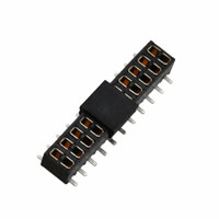 3M - 153222-2020-RB-WD - CONN 2MM SKT 22POS THRU-BRD SMD