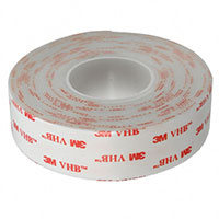 3M (TC) - 1-5-4950 - TAPE VHB WHITE 1" GEN PURPOSE