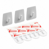 3M - 17066ES - MICRO HOOKS 3 HOOKS 4 STRIPS